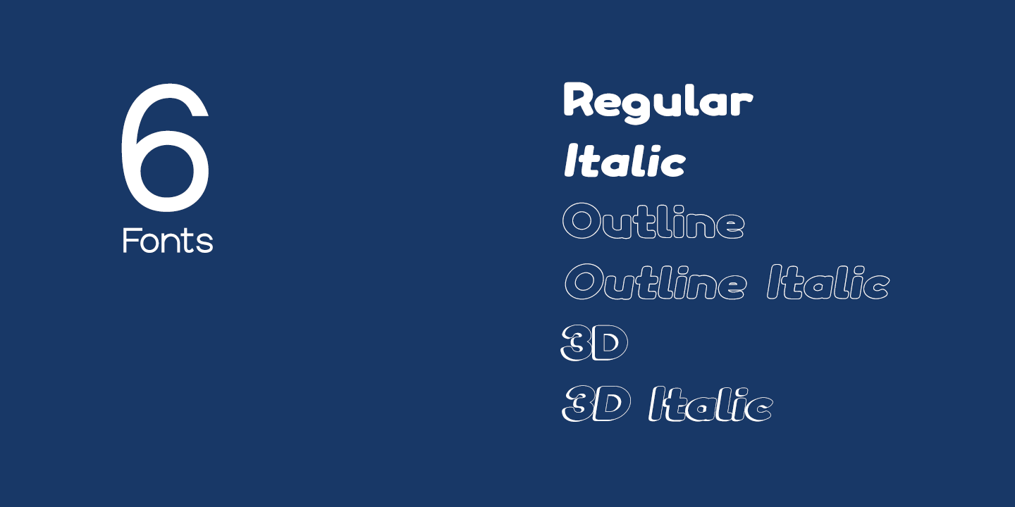 Przykład czcionki Boltz Outline Italic